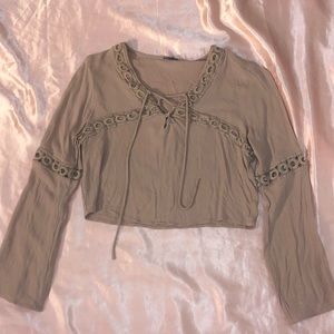 pink shirt with nice details